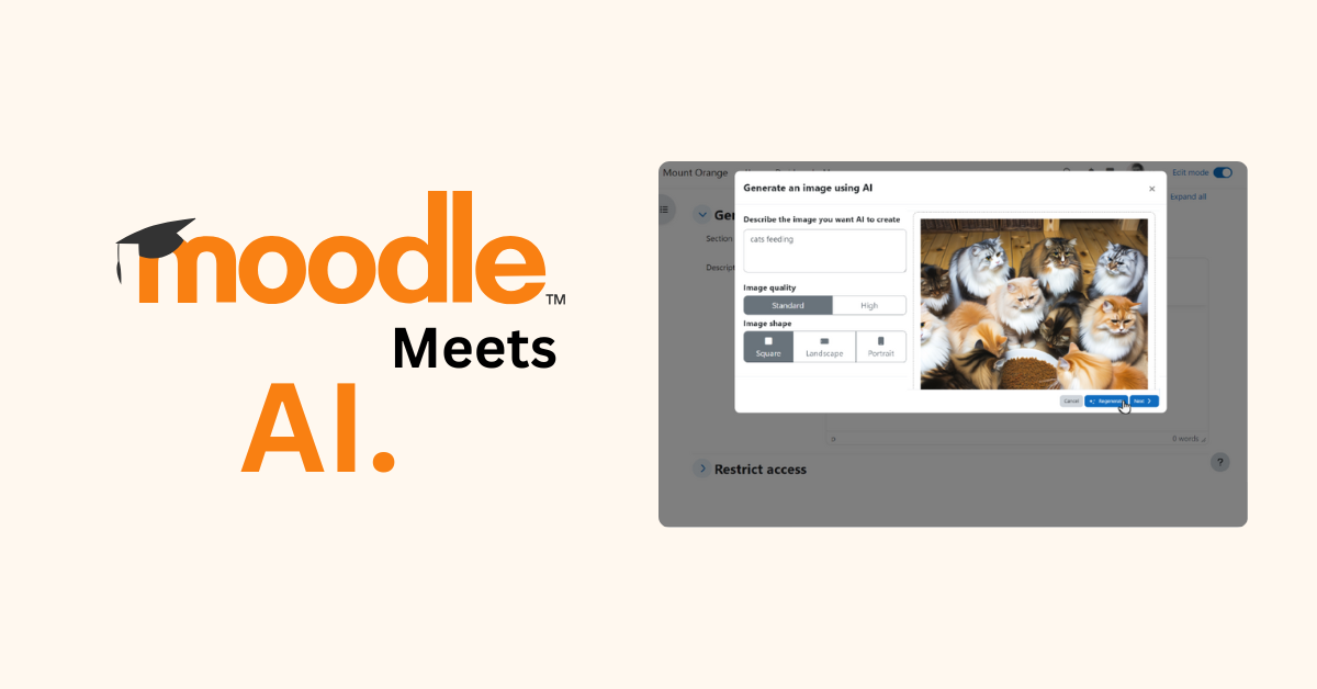 Moodle meets ai